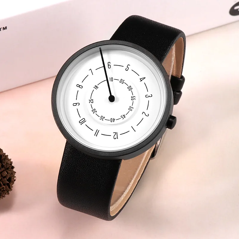 Leather Watch Band Men - 2020 Jam Tangan Kreatif Jam Tangan