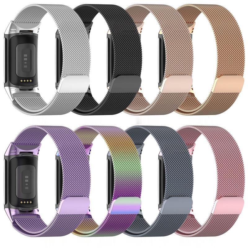 Mesh Strap Metal - Tali Logam Untuk Fitbit Charge 5