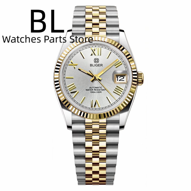 Rolex Watch Datejust - Jam Tangan Pria BLIGER 36mm39mm Dua