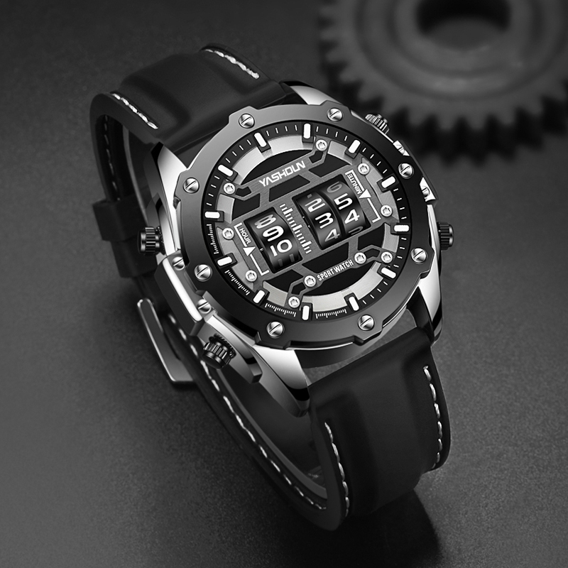 Jam Tangan Kreatif Jam Tangan  - Leather Watch Band Men ulasan dan harga
