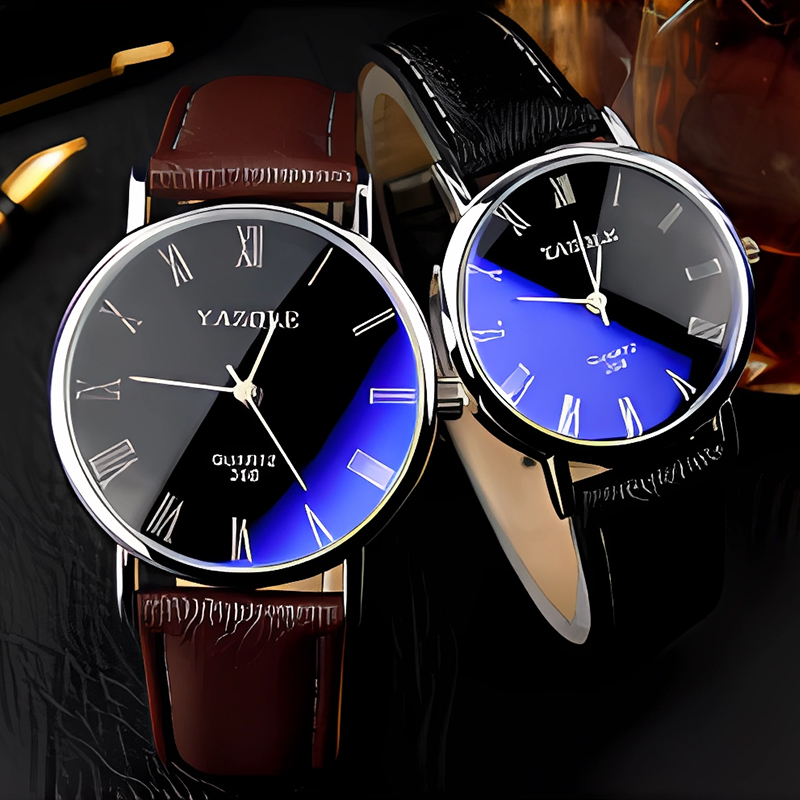 YAZOLE Jam Tangan Kuarsa Minim - Leather Watch Band Men ulasan dan harga