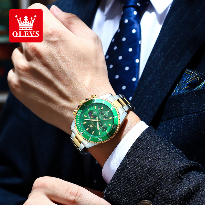 Jam Tangan Pria OLEVS 2870 Fas - Rolex Watch Datejust ulasan dan harga