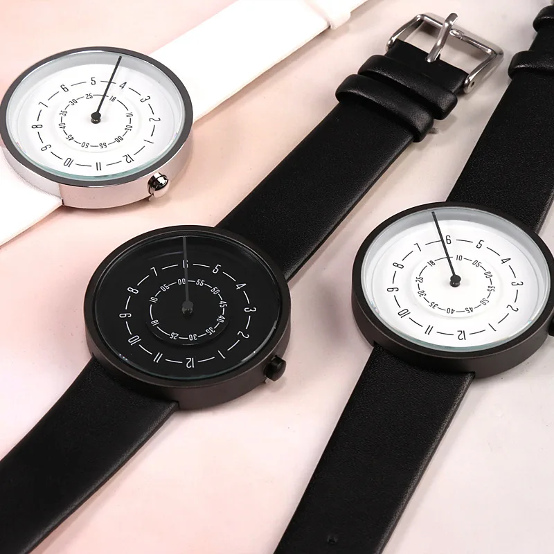 2020 Jam Tangan Kreatif Jam Ta - Leather Watch Band Men ulasan dan harga