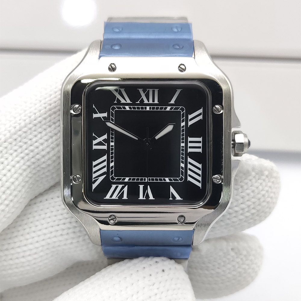 Jam Tangan Pria Casing Persegi - Cartier Watch Santos ulasan dan harga